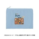 ワッシャーナイロンフラットポーチ(M)（SNS-0301020）カラー名入れイメージ