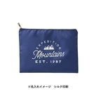 フラットメイクポーチ（SNS-0301083）単色名入れイメージ