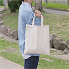 リサイクルコットンショッピングバッグ（SNS-1500011）B4サイズのショッピングバッグ