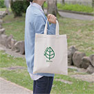 リサイクルコットンショッピングバッグ（SNS-1500011）印刷イメージ