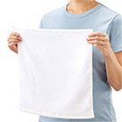 プリントしやすいコットンシャーリングループ付タオル（SNS-0300933）サイズイメージ