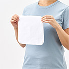 プリントしやすいコットンシャーリングミニタオル（SNS-0300934）サイズイメージ