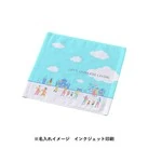 プリントしやすいコットンシャーリングハンドタオル（厚手）　ホワイト（SNS-0301074）カラー名入れイメージ