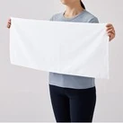 プリントしやすいコットンシャーリングフェイスタオル（厚手）　ホワイト（SNS-0301075）サイズイメージ