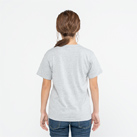 5.6オンス　ヘビーウェイトポケットTシャツ（00109-PCT）着用イメージ（杢グレー/Sサイズ）・背面