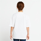 5.6オンス　ヘビーウェイトビッグTシャツ（00113-BCV）着用イメージ（ホワイト／Sサイズ）背面