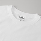 6.5オンス ファインジャージー Tシャツ（1100-01）襟元