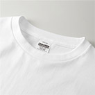 6.5オンス ファインジャージー ロングスリーブ Tシャツ（2.1インチリブ）（1111-01）襟元