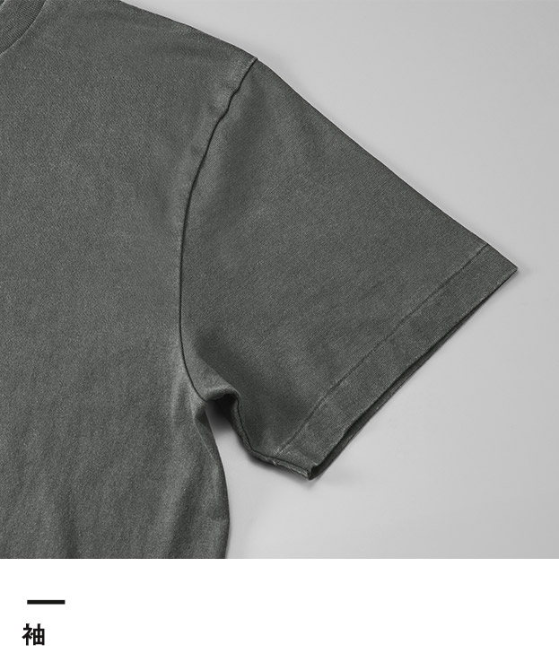 6.2オンス オープンエンド フェードウォッシュ Tシャツ（4230-01）袖