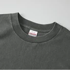 6.2オンス オープンエンド フェードウォッシュ ロングスリーブ Tシャツ(2.1インチリブ)(4231-01)首リブはミニマルなステッチなし仕様
