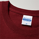 オーセンティック　スーパーヘヴィーウェイト7.1オンスTシャツ（4252-01）襟