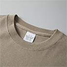 9.1オンス マグナムウェイト ビッグシルエット ロングスリーブ Tシャツ（2.1インチリブ）（4422-01）襟