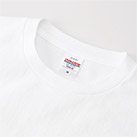 6.0オンス オーセンティック オープンエンド ヘヴィーウェイト Tシャツ（4500-01）襟元