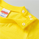 5.6オンス　ハイクオリティーTシャツ（5001-01-02-03）90cmサイズ スナップボタン