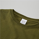 5.6オンス　ビッグシルエットTシャツ（ポケット付）（5008-01）襟