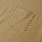 5.6オンス　ビッグシルエットTシャツ（ポケット付）（5008-01）胸ポケット