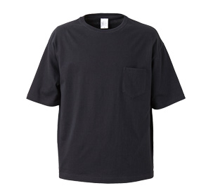 5.6オンス　ビッグシルエットTシャツ（ポケット付）