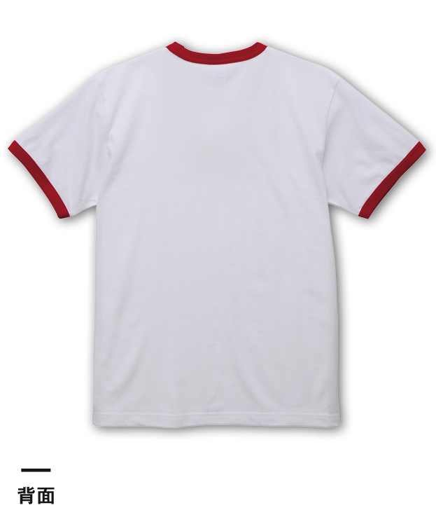 5.6オンス　リンガーTシャツ（5030-01）背面