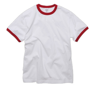 5.6オンス　リンガーTシャツ