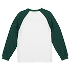 5.6オンス ラグラン ロングスリーブ Tシャツ（1.6インチリブ）（5048-01）背面