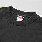 8.8オンス オーガニックコットン ロングスリーブ Tシャツ（2.1インチリブ）（5226-01）襟