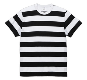 5.6オンス ボーダーTシャツ