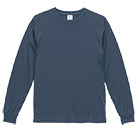4.4オンス ドライスムース リサイクルポリエステル ロングスリーブ Tシャツ（5709-01）正面