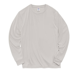 4.4オンス ドライスムース リサイクルポリエステル ロングスリーブ Tシャツ