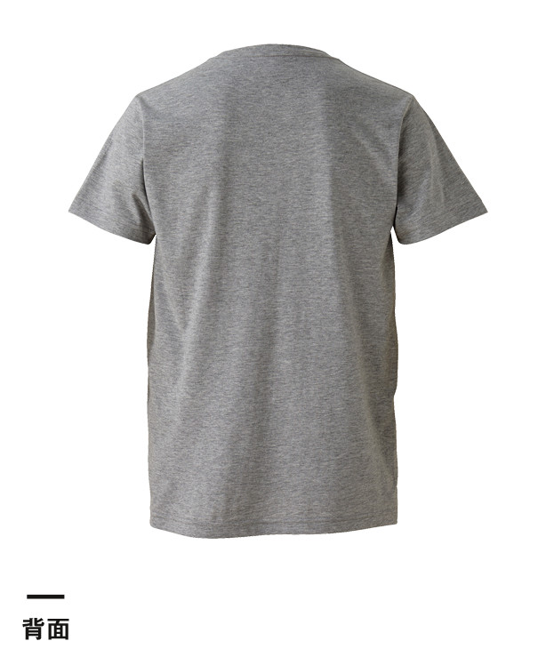 4.7オンス　ファインジャージーTシャツ(ポケット付)（5747-01）背面