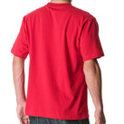 6.2オンス　プレミアムTシャツ（5942-01）背面（着用）