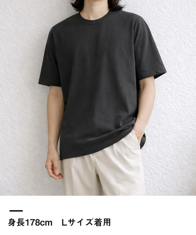 OEマックスウェイト オーバーサイズTシャツ（5分袖）（OE1130）身長178cm Lサイズ着用