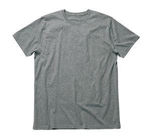 オーガニックコットンクルーネックTシャツ