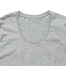 オーガニックコットンUネックTシャツ（MS0303）襟