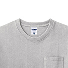 10.2オンス ポケット付きスーパーヘビーウェイトTシャツ（MS1157）襟