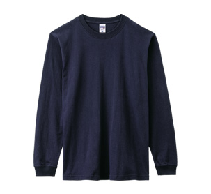 6.2オンスヘビーウェイトロングスリーブTシャツ（ポリジン加工）【在庫限り商品】