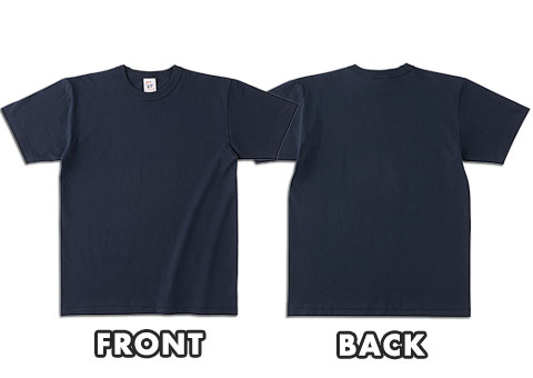 OE1118 オープンエンドマックスウェイトバインダーネックＴシャツ｜FRONT、BACK