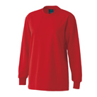 裏綿ハニカムメッシュ長袖Tシャツ（TCM-088）女性着用イメージ（SS）