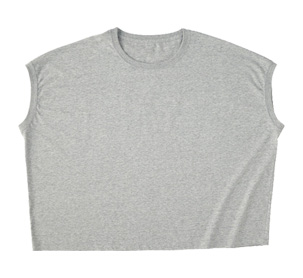 スリーブレスワイドTシャツ
