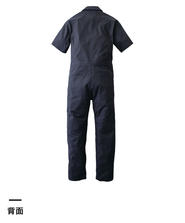 半袖続服　T/C　ストレッチリップストップ（SD8310）背面