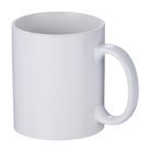 フルカラー転写対応陶器マグカップ(320ml)(白)（109546）正面