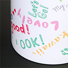 フルカラー転写用マグカップ(マット／350ml)(白)（163548）プリントイメージ