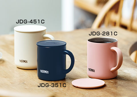 JDG-281C サーモス 真空断熱マグカップ  280ml｜JDG-281C,JDG-351C,JDG-451C