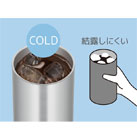 サーモス 真空断熱タンブラー　シルバー340ml/JDW（JDW-340）冷たい飲み物でも結露しにくい