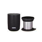 サーモス(THERMOS)真空断熱ティータンブラー 400ml/JTB（JTB-400FI）フタはストレーナー置きとしても使える