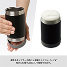 缶ホールドサーモタンブラー（SNS-0300064）直飲みの時はシリコンが滑り止めに