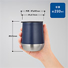 Zalattoフタ付サーモラウンドタンブラー(SNS-0300920)サイズについて