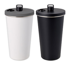 ストロー付ステンレスサーモタンブラー470ml