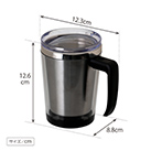 アトラス 中空ステンレスマグカップ330ml【在庫限り商品】（ACM-330）アイテムサイズ