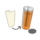 アトラス 中空ステンレスタンブラー370ml【在庫限り商品】（ACT-370）台紙入れ替えが可能です