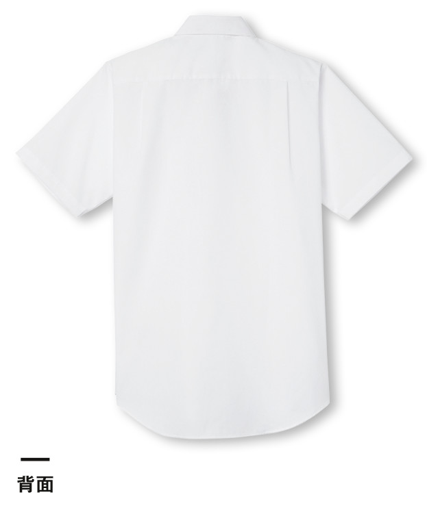 半袖ブロードシャツ（メンズ）（00809-SBM）背面